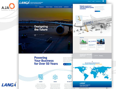 Desarrollo Web & Product Finder | Langa Industrial - Website Creatie