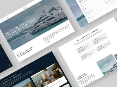 Création de site Yacht & Boat - Website Creation