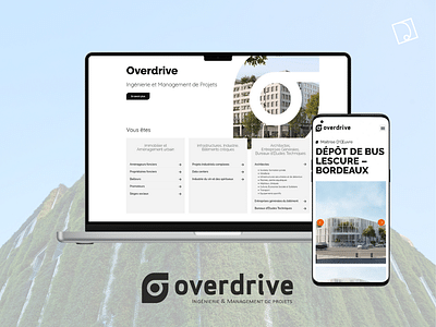 Overdrive, branding complet & site WordPress® - Application web