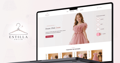 Estilla Dream - Shopify Store with Dress Configurator - Création de site internet