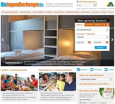 Die Jugendherbergen - Online Advertising