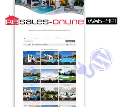 WordPress Property Plugin For Resales Online - Aplicación Web