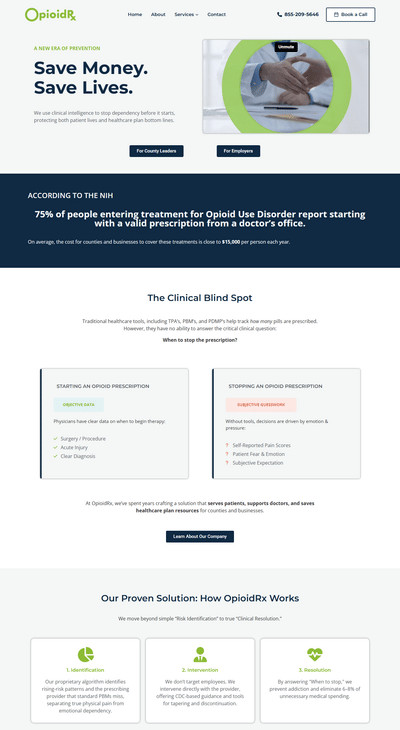 B2B Healthcare Platform Redesign & Interactive Onboarding Portal - Creación de Sitios Web