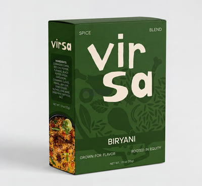 VIRSA  pachaging rebranding - Branding & Positioning