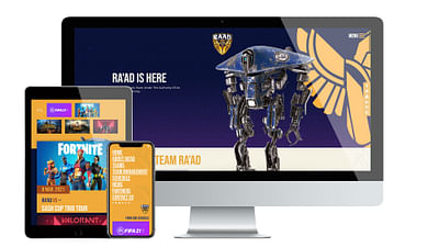 RA'AD Dynamic website design and development - Website Creatie