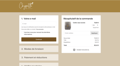 Création de site e-commerce - Chypette - Website Creation