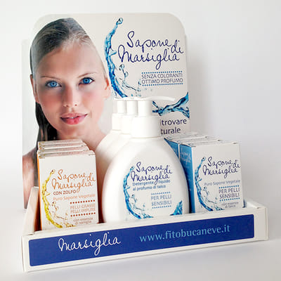 Fitobucaneve packaging e espositore punto vendita - Advertising