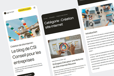 Blog WodPress - CSI Conseil - Création de site internet
