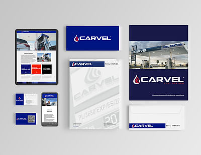 Carvel Fuel Station - Image de marque & branding