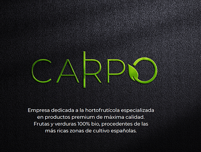 Branding integral "Carpo" - Branding y posicionamiento de marca