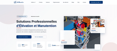 Site web de vente et lead  relié à Dolibarr - E-commerce