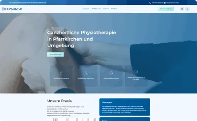 Webdesign für Physiotherapie - Website Creation