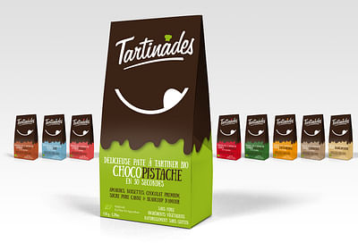 Packaging pour la marque Tartinades - Publicité