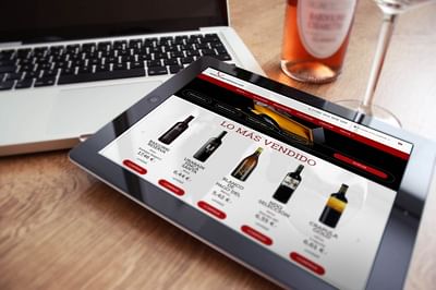 Tienda online de vinos y productos gourmet - Creación de Sitios Web