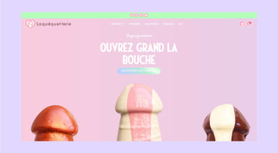 LA QUEQUETTERIE - CRÉATION D'UN SITE ECOMMERCE - E-commerce