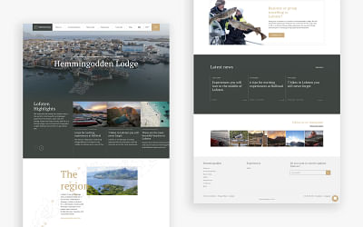 Hemmingodden | Web con reservas online - Création de site internet