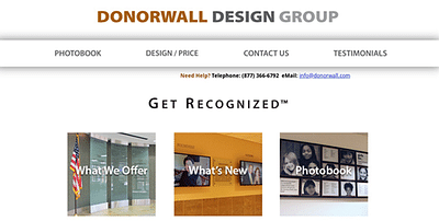 DONORWALL Design Group - Website Creation