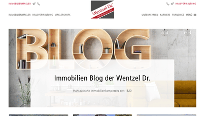 Blog für ein Immobilienberatungsunternehmen - Content-Strategie