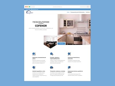 Página Web COFENOR - Applicazione web
