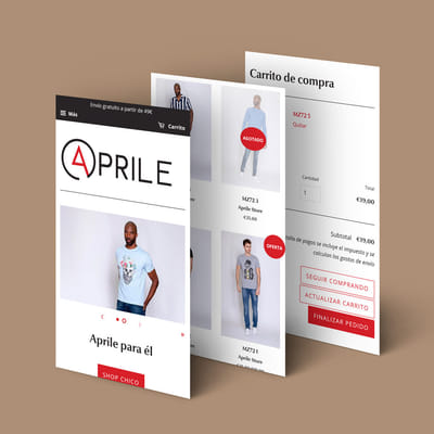 eShop para tienda de ropa - E-commerce