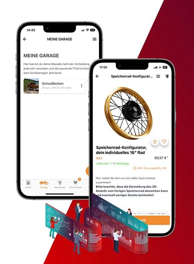 AKF FAHRZEUGTEILE GMBH Shopping App - App móvil