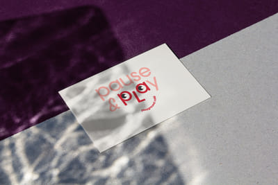 Pause & Play - Image de marque & branding