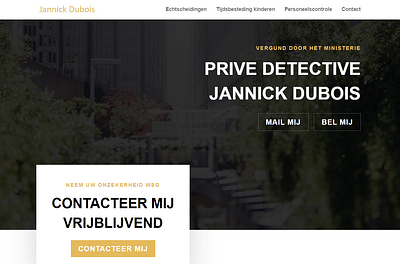 Detective Dubois | Website, Google Ads - Publicité en ligne
