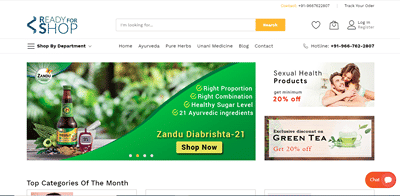Readyforshop.com Ecommerce Development - E-commerce