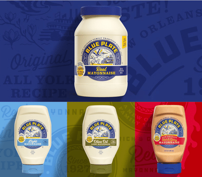 Blue Plate Mayonnaise Rebrand - Branding & Positionering