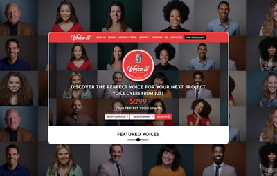 Voiceit - Création de site internet