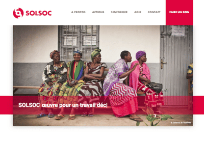 SOLSOC.be - Site web | Communication | Design - Website Creatie