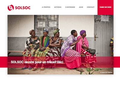 SOLSOC.be - Site web | Communication | Design - Création de site internet