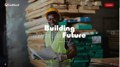 Website Design for Southland Regional - Webseitengestaltung