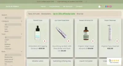 Fleur de France - E-commerce
