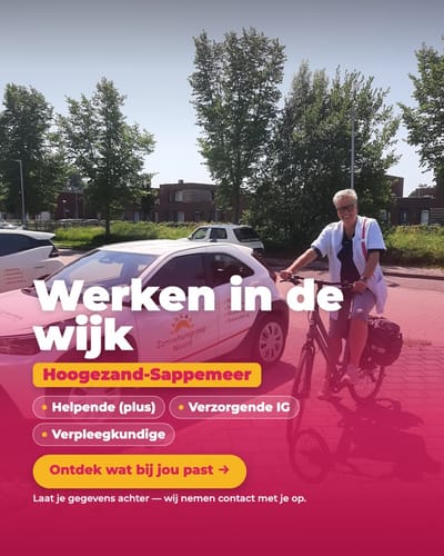 54 sollicitaties en 5 aannames in één maand — wijkzorg Groningen - Social Media