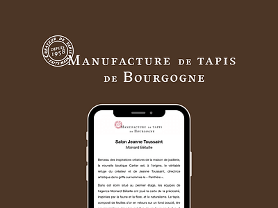 Manufacture de Tapis de Bourgogne - Community management