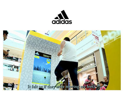 Adidas New Running Shoes Activation - Publicité en ligne