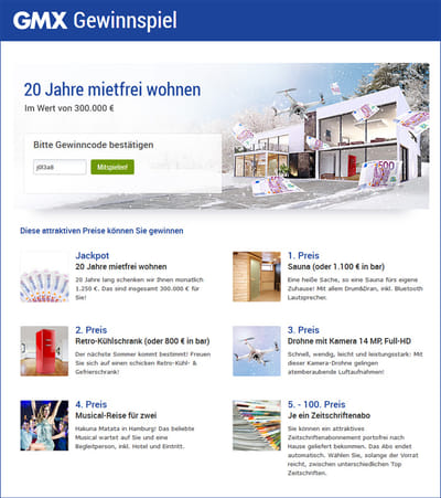 Code-Gewinnspiele zur Lead-Generierung - Advertising
