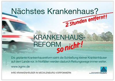 Kampagne zur Krankenhausreform - Öffentlichkeitsarbeit (PR)