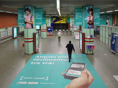 Marketing espectacular en el metro de Madrid - Innovación