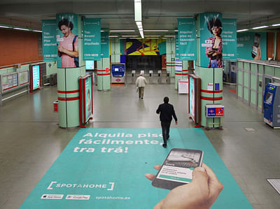 Marketing espectacular en el metro de Madrid - Innovación