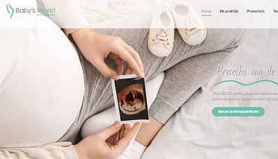 webdesign for Babysworld.nl - Ontwerp