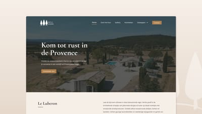 Mas La Roubine - Création de site internet