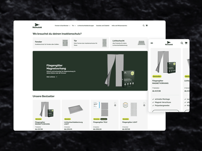 Shopify Shop für Nematek - E-Commerce