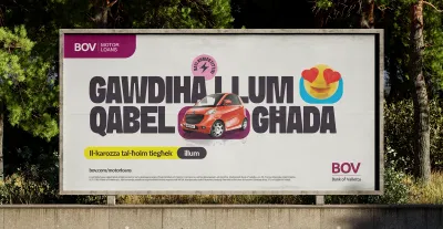 Bank of Valletta Motor Loan Campaign - Publicité