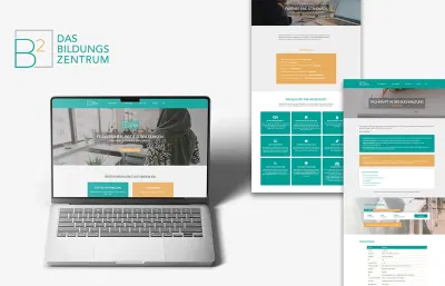 Neuer Markenauftritt & digitale Sichtbarkeit für B² Bildungszentrum - Design & graphisme