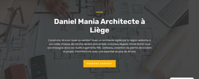 Réalisation d'un site internet pour architecte - Création de site internet