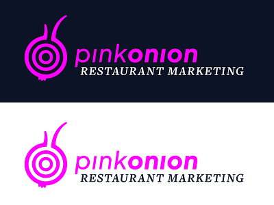 Branding Pink Onion – Restaurant Marketing - Webseitengestaltung