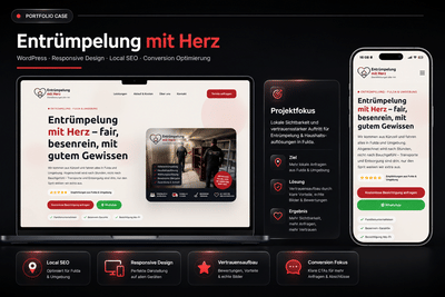 Website-Relaunch für Entrümpelung mit Herz - Webseitengestaltung