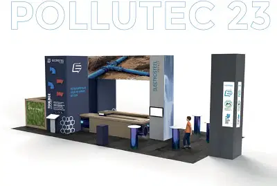 ELECTROSTEEL // EVENEMENTIEL - STAND 95m² - Image de marque & branding